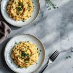 Risotto con le uova pronto