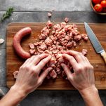 risotto con salsiccia