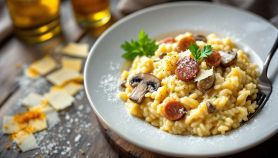 risotto con salsiccia