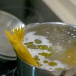 Spaghetti in cottura