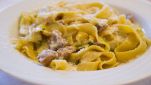 Tagliatelle con funghi porcini e noci