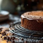 Torta di cioccolato senza uova pronta