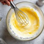 lavorate le uova intere con lo zucchero