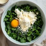 Spinaci, uova, formaggio