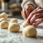 Formate delle palline di circa 1 cm