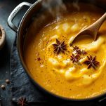 preparazione bisque sul fuoco