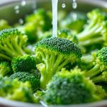 broccoli sotto l’acqua