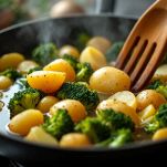 broccoli e patate da cuocere