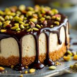 Cheesecake al pistacchio pronta