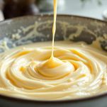 Composto di panna e gelatina