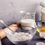 farina, uova e latte