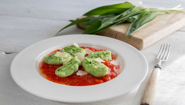 Gnocchi verdi al pomodoro