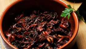 Moscardini e fagioli in umido