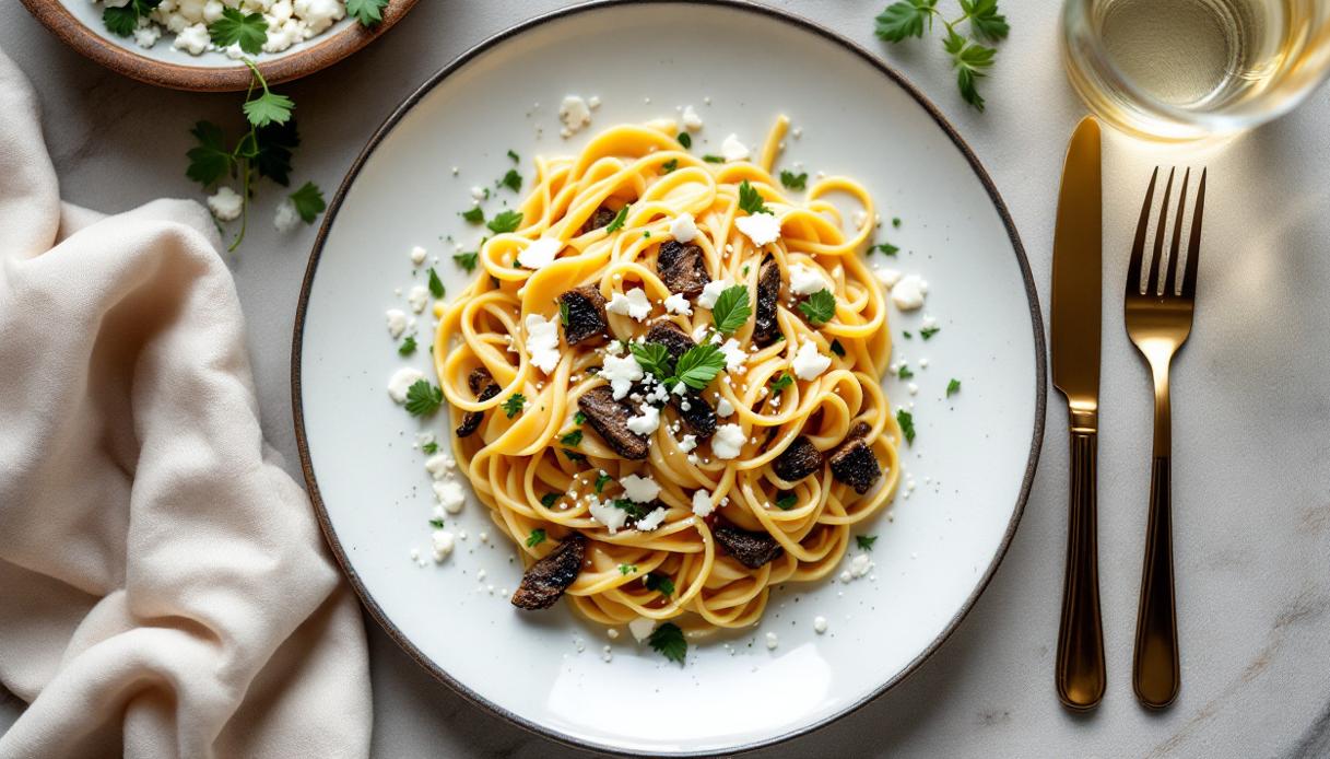 Pasta al tartufo nero