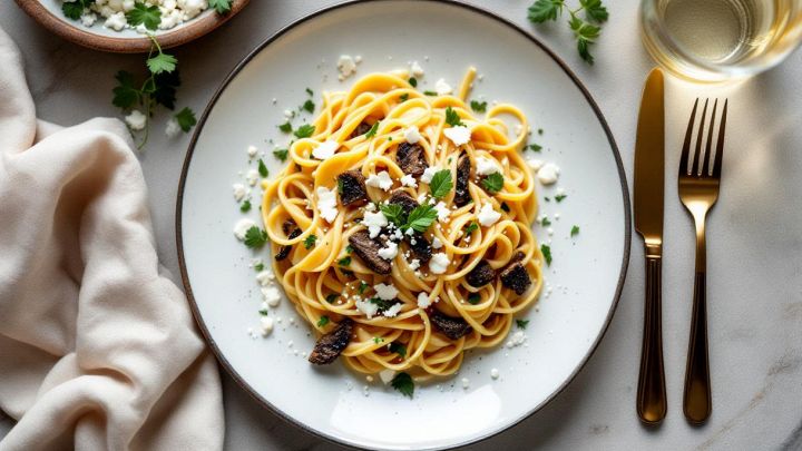 Pasta al tartufo nero