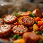 L'aggiunta della salsiccia