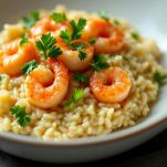Risotto agli scampi pronto