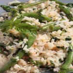 Risotto con fagiolini