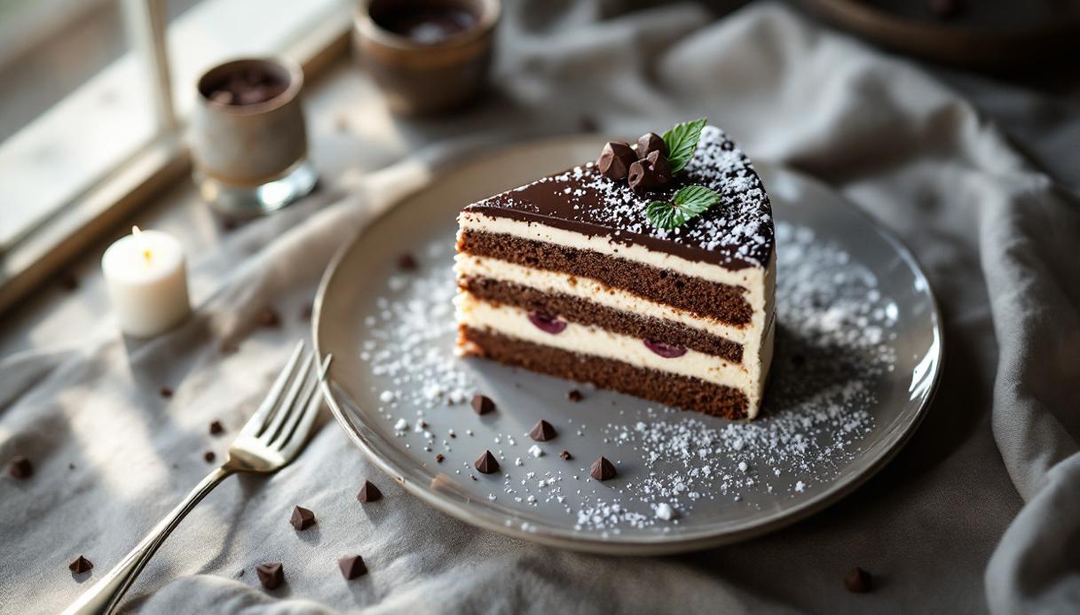 Torta fetta al latte