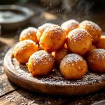 Zeppole pronte da servire