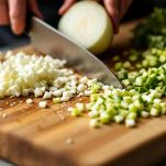 Trito di cipolla e sedano