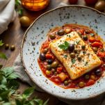 Merluzzo alla livornese pronto