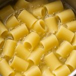 La cottura dei paccheri