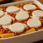 L'aggiunta di mozzarella e besciamella