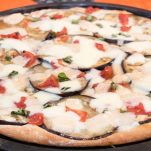 Pizza con melanzane