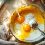 Torta salata con prosciutto e formaggio