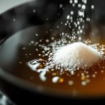 Aceto di riso, sale e zucchero