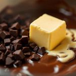Burro, cioccolato fondente e panna