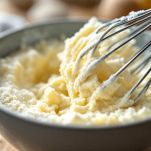 burro e zucchero per la Victoria Sponge Cake