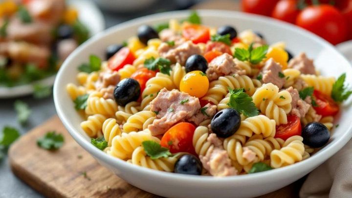 Pasta fredda con il tonno