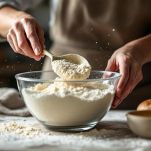 Impasto della pizza in lievitazione