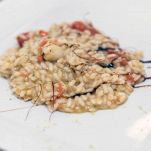 Risotto limone e calamaretti