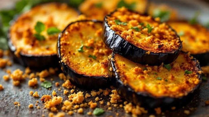 Melanzane al forno con pangrattato