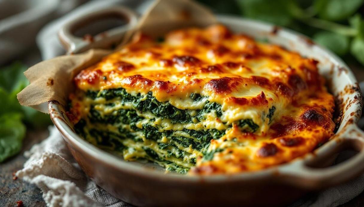 Lasagne verdi senza ricotta