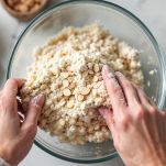 Preparazione del crumble