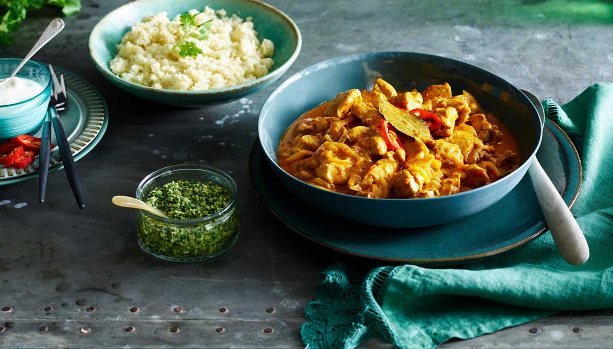 Bocconcini di pollo al curry