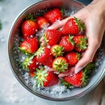 La preparazione delle fragole