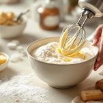 Burro e zuccheri montati