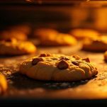 Cookies dorati appena sfornati