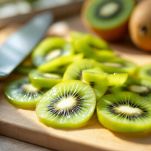 kiwi tagliati per fare insalata di frutta