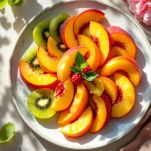 insalata di frutta in un piatto