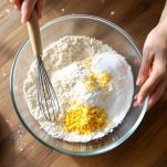 Mescolate gli ingredienti secchi