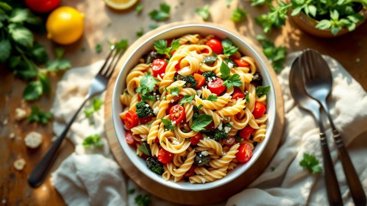 Pasta fredda alle verdure