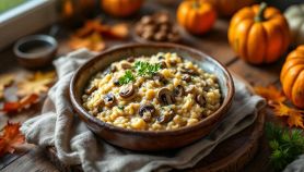 Risotto cremoso con funghi