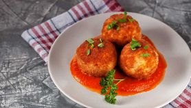 Arancini di riso al forno