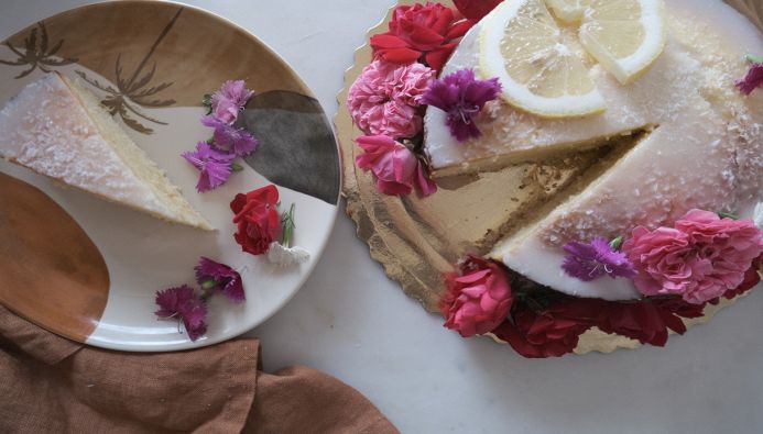Torta cocco e limone
